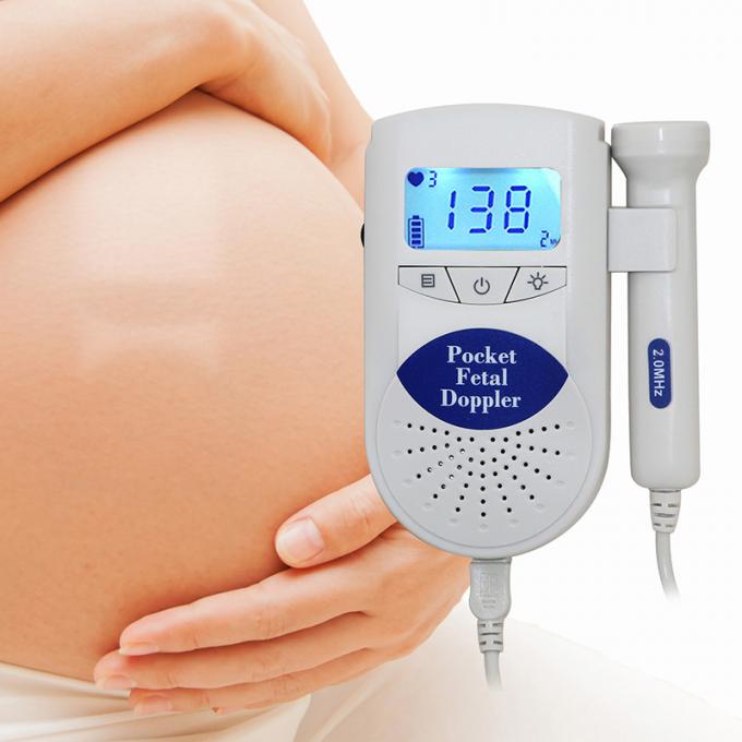 Monitor de coração portátil Doppler Fetal do bebê do som ultrassônico médico impermeável da alta fidelidade