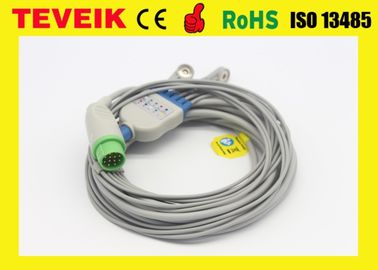 O cabo de Biolight ECG/12 pinos agarra o cabo paciente M7000 compatível de ECG, M9500