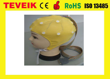 Preço de fábrica do tampão médico médico do EEG de 20 ligações com Tin Electrode, chapéu do EEG do Neuro-feedback