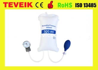 saco manual da infusão da pressão do punho médico da pressão sanguínea 500ml com indicador de pressão