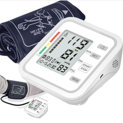 A fita adulta bp do sphygmomanometer monitora o monitor da pressão sanguínea de Digitas