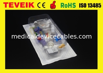 Transdutor invasor da pressão sanguínea IBP do PVC de Kit Abbott 6pin do monocanal descartável