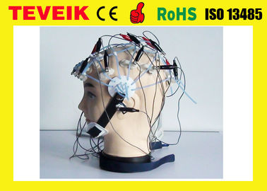 Preço de fábrica de Neurofeedback que separa o chapéu médico do EEG de 20 ligações com o elétrodo de cobre chapeado de prata