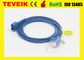 O cabo de extensão DEC-8 de Nellco-r Oixmax Spo2 adapta o cabo para o monitor paciente médico