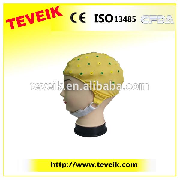 Chapéu do EEG, elétrodo da lata, 20 ligações para a máquina do eeg