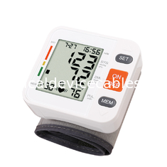 Monitor automático da pressão sanguínea de Digitas do punho do pulso dos cuidados médicos com painel LCD