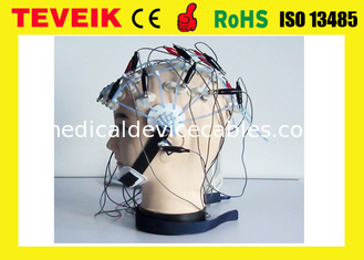 Preço de fábrica de Neurofeedback que separa o chapéu médico do EEG de 20 ligações com o elétrodo de cobre chapeado de prata
