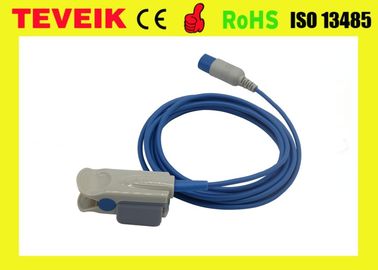Cabo médico do sensor Spo2 de HP M1196A/M1196T para compatível adulto com MP20/MP30/MP40