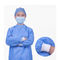 Vestidos protetores descartáveis encapuçados do vestido CE/FDA SMS 45g do isolamento